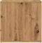 vidaXL - Opbergbox - met - lade - 40,5x40x40 - cm - bewerkt - hout - artisanaal - eiken