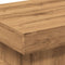 vidaXL - Salontafel - met - LED-verlichting - 50x50x40cm - artisanaal - eikenkleur