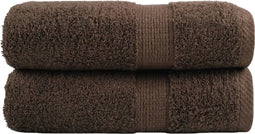 vidaXL - Gastendoekjes - SOLUND - 2 - st - 600 - g/m² - 30x30 - cm - bruin