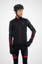 Rogelli Wire - Winterjack - Winddicht en waterafstotend - Zwart/Rood XL