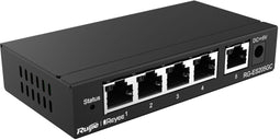 Ruijie Networks RG-ES205GC - Managed Switch - 5x 1Gbps Ethernet - 16x VLANs - 2000x MAC-adressen
