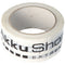 Adhesive tape roll white, AkkuShop.com imprint, 66 meters per roll