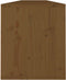 vidaXL - Wandkasten - 2 - st - 100x30x35 - cm - massief - grenenhout - honingbruin