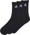 adidas 3 Stripes Performance Sokken (3-pair) - 35-38 - Zwart