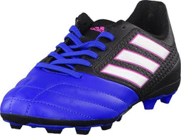 Adidas ace 17 4 fxg junior zwart wit blauw bb5592, maat 36 2/3