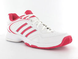 adidas Ambition VIII STR W - Tennisschoenen - Dames - Maat 42 2/3 - Wit/Donker Roze/Zilver