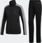 adidas Back2Basics 3Stripes Tracksuit Trainingspak Dames - Black/White/Black