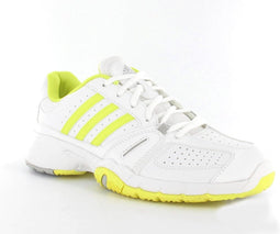 adidas Bercuda 2.0 W - Tennisschoenen - Dames - Maat 42 - Wit/Fluor Geel