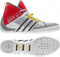 Adidas BM01 mid-cut bootschoenen wit/grijs/rood 7.5