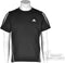 adidas Boy's Response Tee - Sportshirt - Kinderen - Maat 128 - Zwart