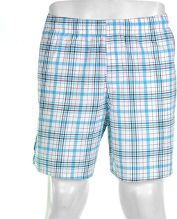 adidas Check Short SPL - Zwembroek - Heren - Maat S - Licht Blauw;Wit;Zwart