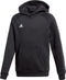 adidas Core 18 Hooded Sporttrui casual - Maat 152 - Unisex - zwart