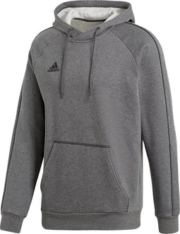 adidas Core 18 Hooded Sporttrui casual - Maat S - Mannen - grijs