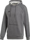 adidas Core 18 Hooded Sporttrui casual - Maat S - Mannen - grijs