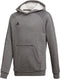 adidas Core 18 Hooded Sporttrui casual - Maat S - Mannen - grijs