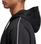 adidas Core 18 Hooded Sweater Sporttrui casual - Maat M - Mannen - zwart