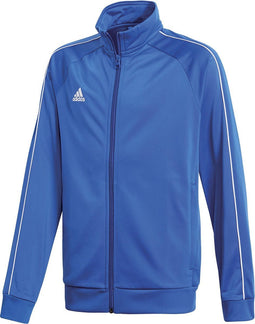 adidas Core 18 Trainingsjas - Maat 128 - Unisex - blauw