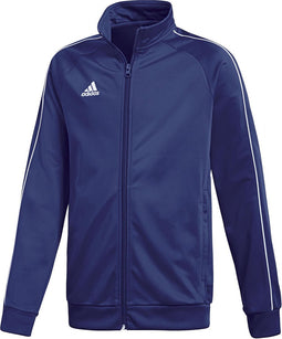 adidas Core 18 Trainingsjas - Maat 140 - Unisex - blauw
