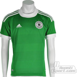 adidas - DFB Away Jersey Youth - Groen/Wit - Maat 140