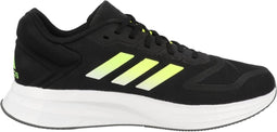 adidas Duramo 10 Heren Sportschoenen - Core Black/Solar Yellow/Solar Green - Maat 42