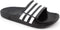 adidas Duramo Slippers Volwassenen - Core Black / White / Core Black - Maat 48.5
