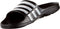 adidas Duramo Slippers Volwassenen - Core Black / White / Core Black - Maat 48.5