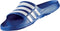 adidas Duramo Slippers Volwassenen - True Blue / Ftwr White / True Blue - Maat 47