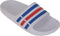 adidas Duramo Slippers Volwassenen - White/True Blue/Red - Maat 42