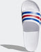 adidas Duramo Slippers Volwassenen - White/True Blue/Red - Maat 42