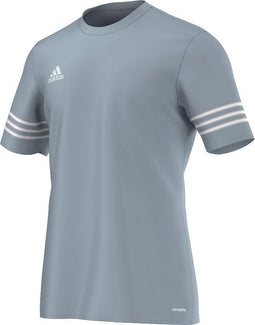 adidas Entrada 14 Jersey Sportshirt - Maat M - Mannen - grijs/wit