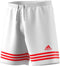 adidas - Entrada 14 Short JR - Wit Voetbalbroekje Junior - 116 - Wit