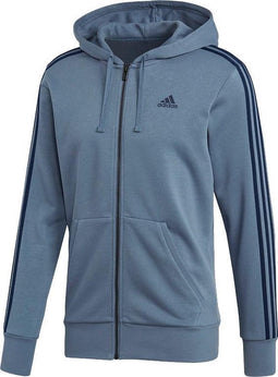 adidas - Essentials 3-Stripes Full-Zip FT - Heren - maat M