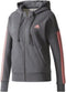 adidas - Essentials 3-Stripes Full Zip Hood - Dames - maat L
