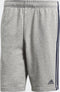 adidas Essentials 3-Stripes Jogging Short Heren Sportbroek - Maat L - Mannen - grijs/blauw