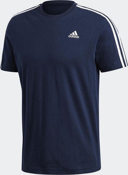 adidas Essentials 3Stripes Tee Sportshirt Heren - Collegiate Navy