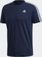 adidas Essentials 3Stripes Tee Sportshirt Heren - Collegiate Navy
