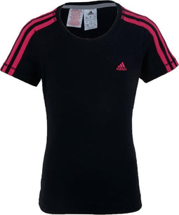adidas Essentials - Sportshirt - Unisex - Maat 128 - Zwart