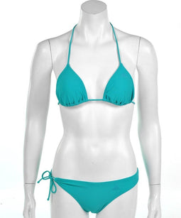 adidas Essentials Tri Bikini - Bikini - Triangeltop - Turquoise;Wit - 42
