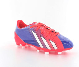 adidas - F30 TRX FG Junior - Messi Voetbalschoenen - 35 1/2 - Paars/Fluorroze/Wit/Zwart