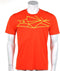 adidas F50 Style Poly Tee - Sportshirt - Heren - Maat XL - Oranje;Fluor Geel