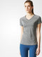 adidas - Freelift Tee - Sportshirt - Dames - Grijs - maat S