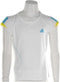 adidas G Comp Capsleeve - Sportshirt - Kinderen - Maat 128 - White;Purecyan