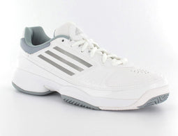 adidas Galaxy Arriba - Tennisschoenen - Dames - Maat 42 - Wit/Metallic Zilver/Zwart