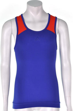 adidas - Girls Respons Tank - adidas Meisjes Tanktop - 176 - Paars/Rood