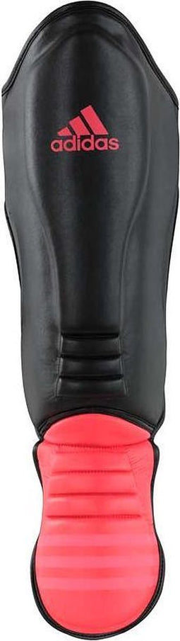 adidas Hybrid Super Pro Scheenbeschermer Zwart/Rood Small