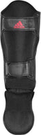 adidas Hybrid Super Pro Scheenbeschermer Zwart/Rood Small