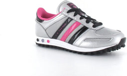 adidas LA Trainer Kids - Sportschoenen - Kinderen - Maat 33.5 - Zilver