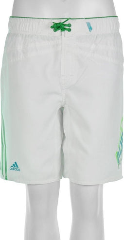 adidas - Lineage Short Knee Length - Jongens Zwembroeken - 128 - Wit/Groen