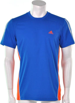 adidas Men's Response Tee - Sportshirt - Heren - Maat S - Blauw;Oranje