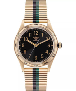 Adidas Originals Code Four AOSY22526 Horloge - Staal - Goudkleurig - Ø 41 mm